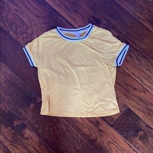 Full Tilt: Cropped Yellow T-Shirt